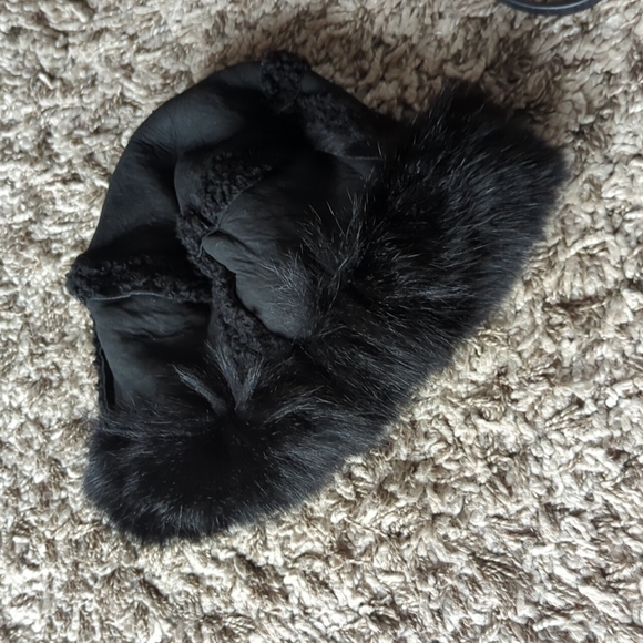 🖤 NEW lambskin and opossum fur hat - Picture 3 of 7